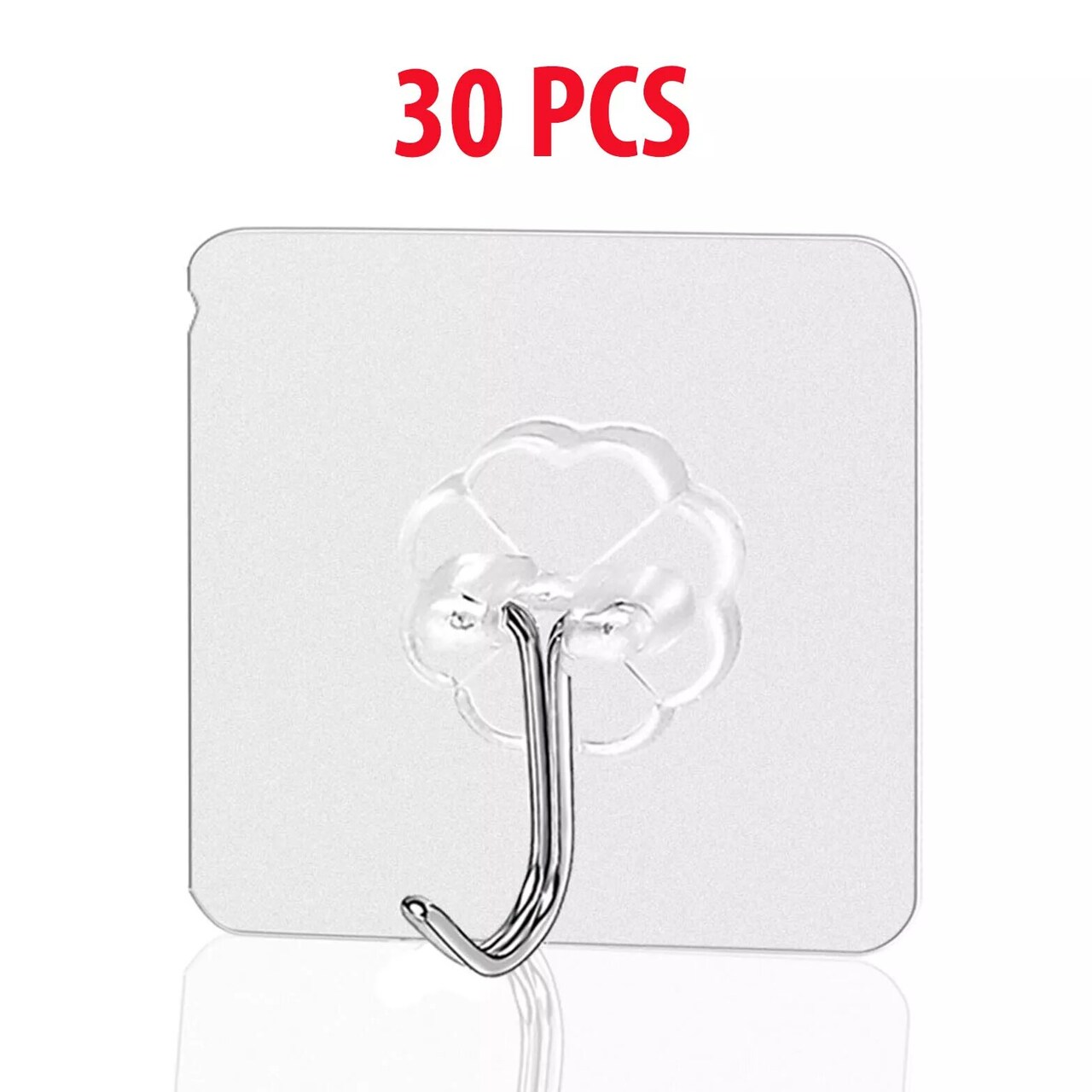 Kitcheniva Adhesive Sticky Hooks Heavy Duty Wall Seamless Hook Hangers